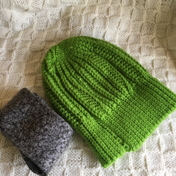 New Handmade Adult/Teen Lime Green Crochet Hat - Picture 7 of 12